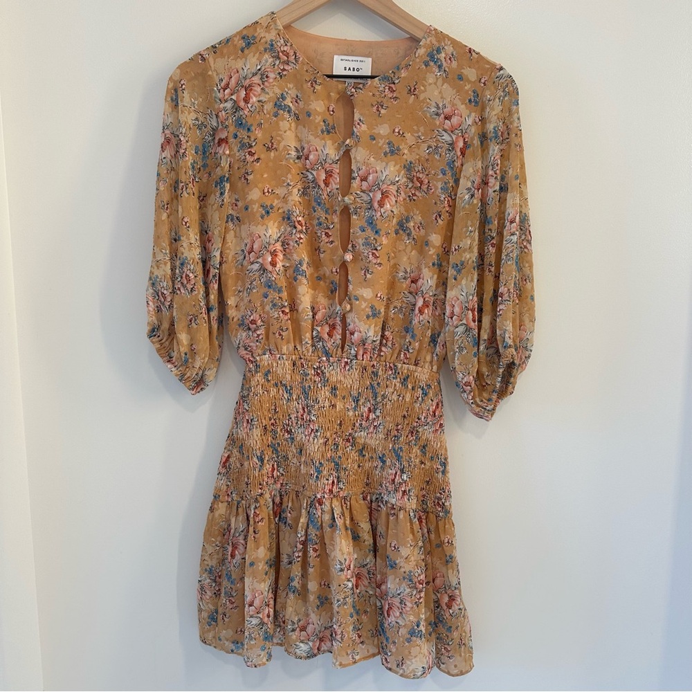 Sabo Skirt Floral Mini Dress